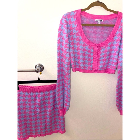 Clueless Inspired Pink Plaid Two-Piece Set - Picture 3 of 6